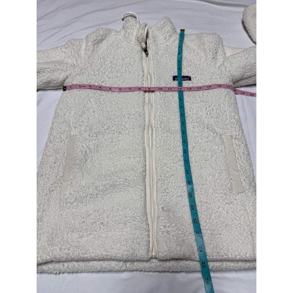 Patagonia Women's Los Gatos Fleece Jacket XS Birch White GUC - Picture 9 of 11